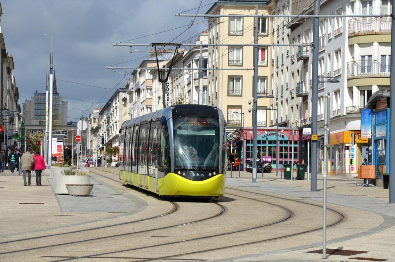 Melen Superbe Studio En Plein Centre Apartment Brest Luaran gambar